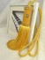 6 Colors QYM29 Curtain Tassel Tiebacks (Color: Yellow)