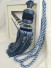 7 Colors QYM31 Curtain Tassel Tiebacks (Color: Blue)