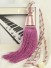 9 Colors QYM32 Curtain Tassel Tiebacks (Color: Pink)