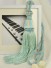 9 Colors QYM32 Curtain Tassel Tiebacks (Color: Blue)