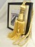 7 Colors QYM42 Curtain Tassel Tiebacks (Color: Yellow)