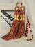 6 Colors QYM45 Curtain Tassel Tiebacks (Color: Red)