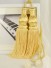 10 Colors QYM46 Curtain Tassel Tiebacks (Color: Yellow)
