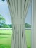 QYQ135A Modern Solid Yarn Dyed Custom Made Curtains (Color: Powder Blue)