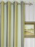 QYQ135CD Modern Big Striped Yarn Dyed Eyelet Ready Made Curtains Heading Style
