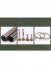 QYR09 28mm diameter Hayward Red Bronze Steel Curtain Rod Set With Ball And Square Finial  