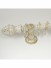 QYR1420 28mm Ossa Aluminum Alloy Single Curtain Rod Set (Color: White Brush Gold)