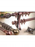 QYR16 28mm diameter Watagan Bronze Nickel Steel Curtain Rod Set Custom Made Length And Finial