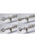 QYR16 28mm diameter Watagan Bronze Nickel Steel Curtain Rod Set Custom Made Length And Finial(Color: Nickel silver)