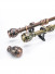 QYR21 28mm diameter Aluminum Alloy Green Bronze and Red Bronze Curtain Rod Set