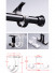 QYR29 28mm White Black Spiral Ball Finial Aluminum Alloy Thick Single Double Curtain rod sets