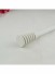 19mm Hollow Cork Finial Steel Double Curtain Rod Set Custom Length Curtain Pole White Hollow Finial