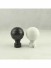 28mm Ball Finial Steel Single Curtain Rod Set Custom Length Curtain Pole White Ball Finial