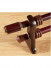 QYR52 28mm Diameter Aluminum Alloy Wood Grain Single Double Curtain rod set