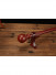 QYR58 28mm Diameter Wood Aluminum Alloy Single Double Curtain rod set(Color: Red wood)