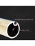 QYR75 Torrens 32mm Diameter Big Aluminum Alloy Thick Wood Grain Single Double Curtain Rod Set For Living Room
