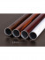 QYR84 28mm Diameter Cone Wood Finial Aluminum Alloy Wood Grain Single Double Curtain rod sets