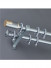 QYR89 28mm New Arrival Luxury White Grey Gold Aluminum Alloy Curtain rod sets