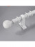 QYR92 28mm New Style Crystal Ball Finial Aluminum Alloy Single Double Curtain rod sets