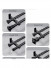 QYR92 28mm New Style Crystal Ball Finial Aluminum Alloy Single Double Curtain rod sets