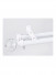 QYR95 28mm Diameter Diamond Crystal Ball Finial Single Double Curtain Rod Set With Rollers