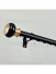 QYR98 on sales Ivory Black Blue Gold Aluminum alloy Curtain Track Set With Ball Finials(Color: Black)