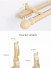 QYRF08 Fashion Wood Grain Outer Rod With Inner Track Set With Wooden Ball Finial