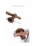 QYT02 29mm Ash Wood Black Walnut Single Double Curtain Rod Sets