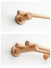 QYT03 29mm Ash Wood Single Double Curtain Rod Sets 