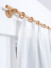 QYT03 29mm Ash Wood Single Double Curtain Rod Sets 