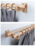 QYT05 29mm Ash Wood Single Double Curtain Rod Sets 