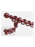 QYT10 29mm Red Wood Single Double Curtain Rod Sets 