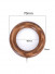 Wooden Curtain Rings For 25mm/28mm/30mm/35mm Wood Curtain Rods(Color: Walnut)