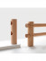 QYT101 29mm Beech Single/Double Wood Curtain Rod Brackets(Color: Wood ball double bracket)