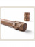 QYT105 Black Walnut Wood Drapery Rod Finials For Wooden Poles