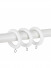 QYT11 29mm White Wood Single Double Curtain Rod Sets 