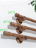 QYT14 Black Walnut Wooden Curtain Rail And Wood Drapery Hardware