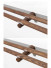 QYT18 Custom Wood Drapery Poles With Single Double Hardware