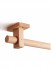 QYT22A Ceiling/Wall Decorative Wooden Curtain Rod Brackets(Color: Light wood)