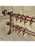 QYT2521 28mm Aluminum Alloy Double Curtain Rod Set (Color: Rose Gold)