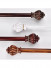 QYT5220 Single Drapery Curtain Rods For Heavy Curtains Timber