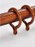 QYT5220 Single Drapery Curtain Rods For Heavy Curtains Timber