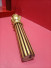 QYT60 Gold 50mm Diameter Custom Wood Curtain Rods With Brackets