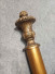 QYT70 50mm custom wood curtain rods And Gold Hardware(Color: Gold)