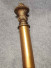 QYT70 50mm custom wood curtain rods And Gold Hardware