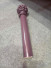 QYT82 Pink Gold 35mm Diameter Timber Curtain Rods And Finials(Color: Purple)