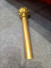 QYT84 35mm Timber Curtain Rods With Brackets And Finials(Color: Gold)