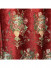 Twynam Red Waterfall and Swag Valance and Sheers Custom Made Chenille Velvet Curtains Pair