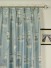 Poseidon Nautical Print Blackout Versatile Pleat Curtains QYV308BA Heading Style