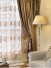 New arrival Twynam Brown Plain Waterfall and Swag Valance and Sheers Custom Made Chenille Velvet Curtains(Color: Deep Saffron)
